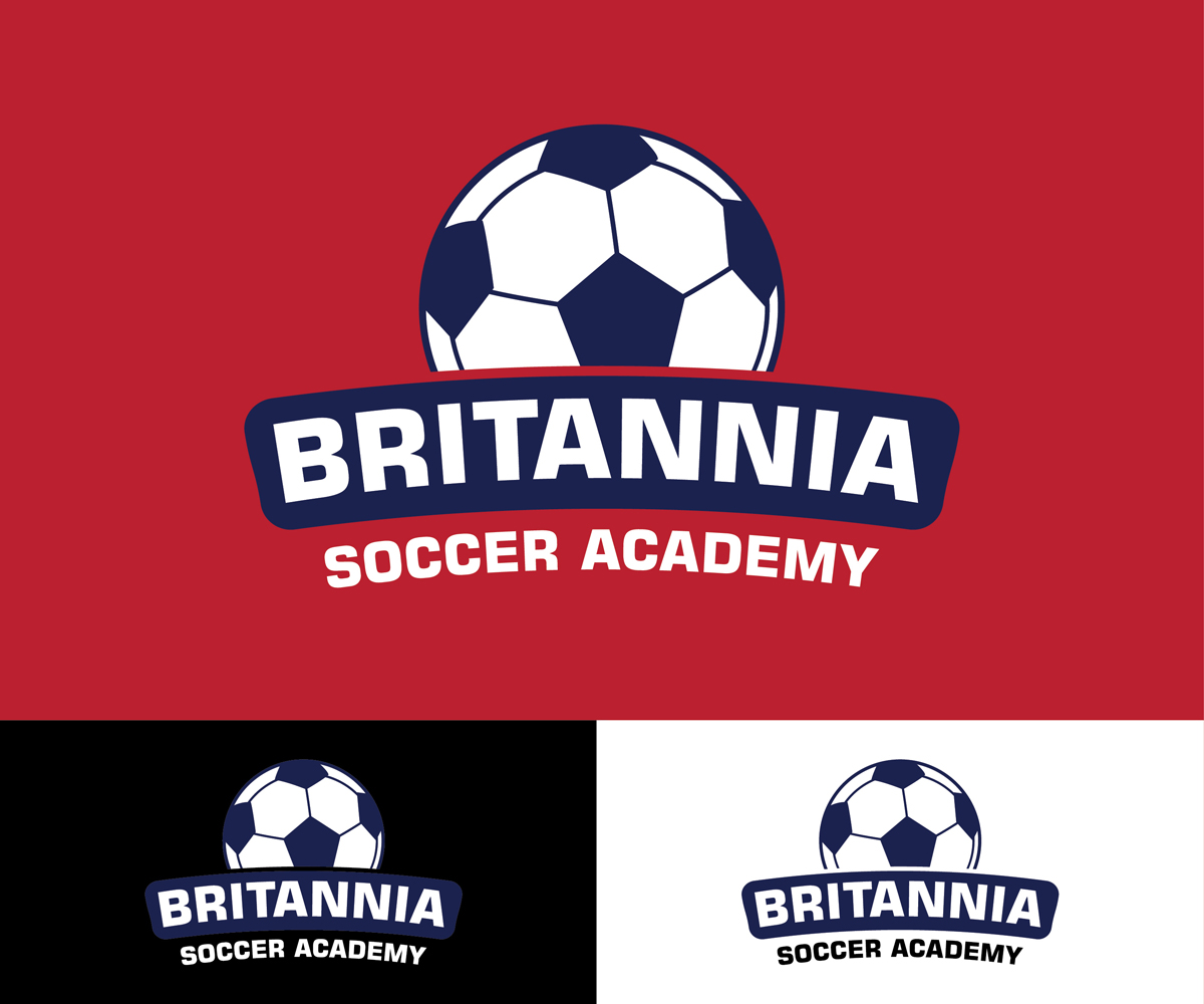 Logo Design by KabhTech Studio for Britannia Soccer Academy | Design #5717099