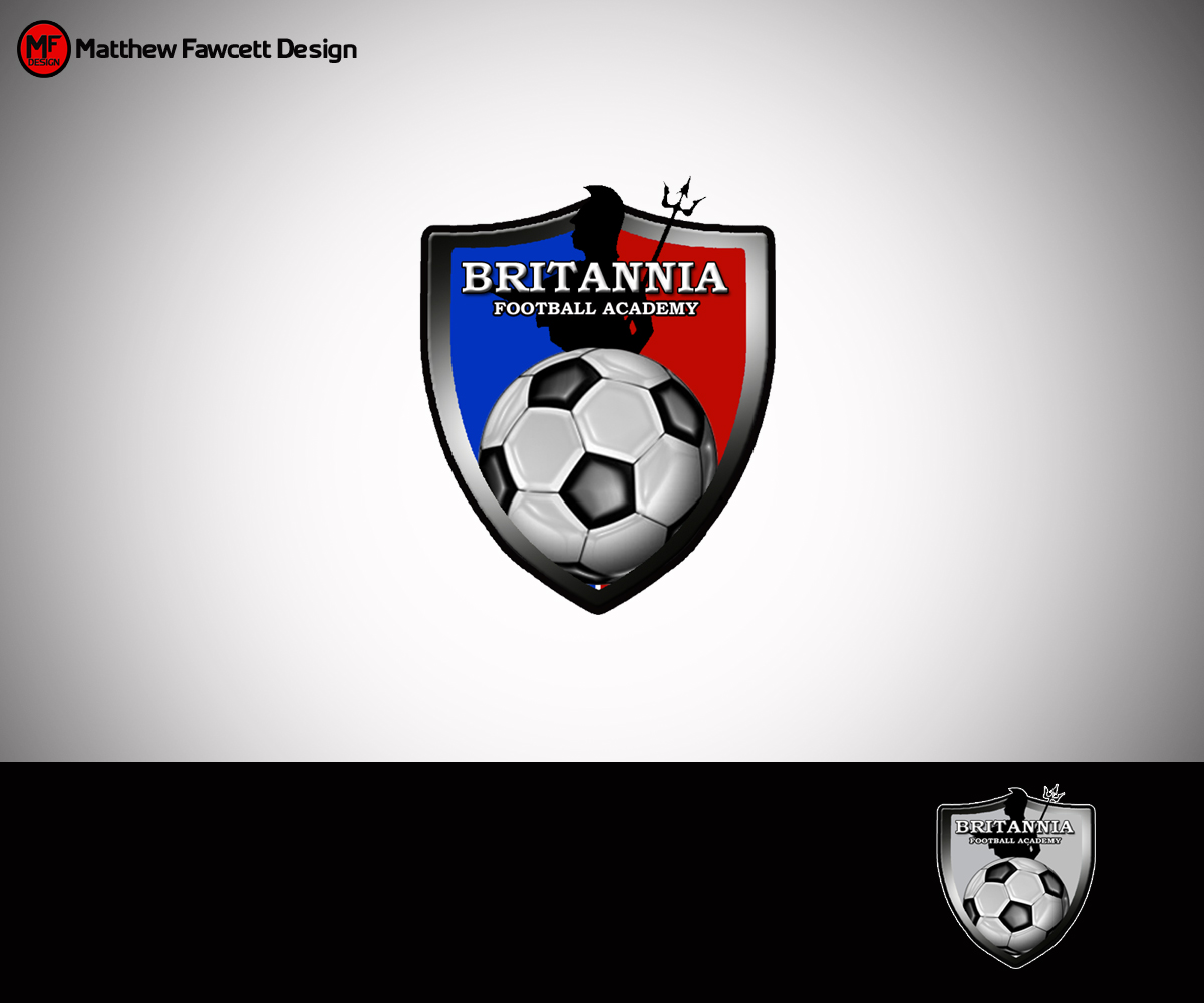 Logo Design by Matthew Fawcett for Britannia Soccer Academy | Design #5699459