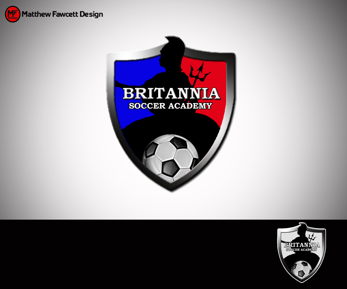 Logo Design by Matthew Fawcett for Britannia Soccer Academy | Design #5701056
