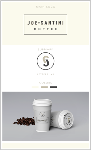 Brand/logo design for new mobile espresso Van: Joe + Santini