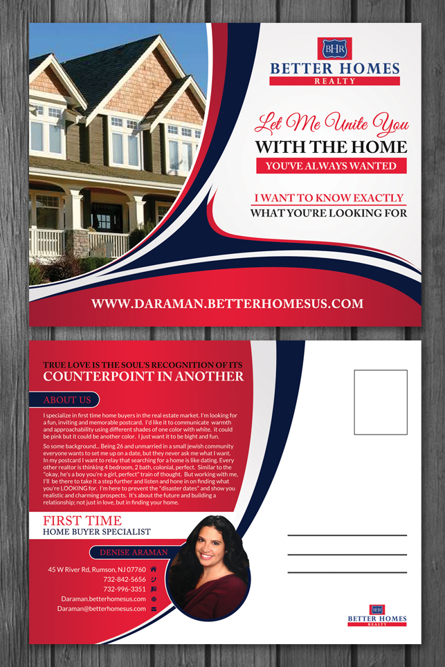 Postcard Design by debdesign for Better Homes Realty | Design #5714398