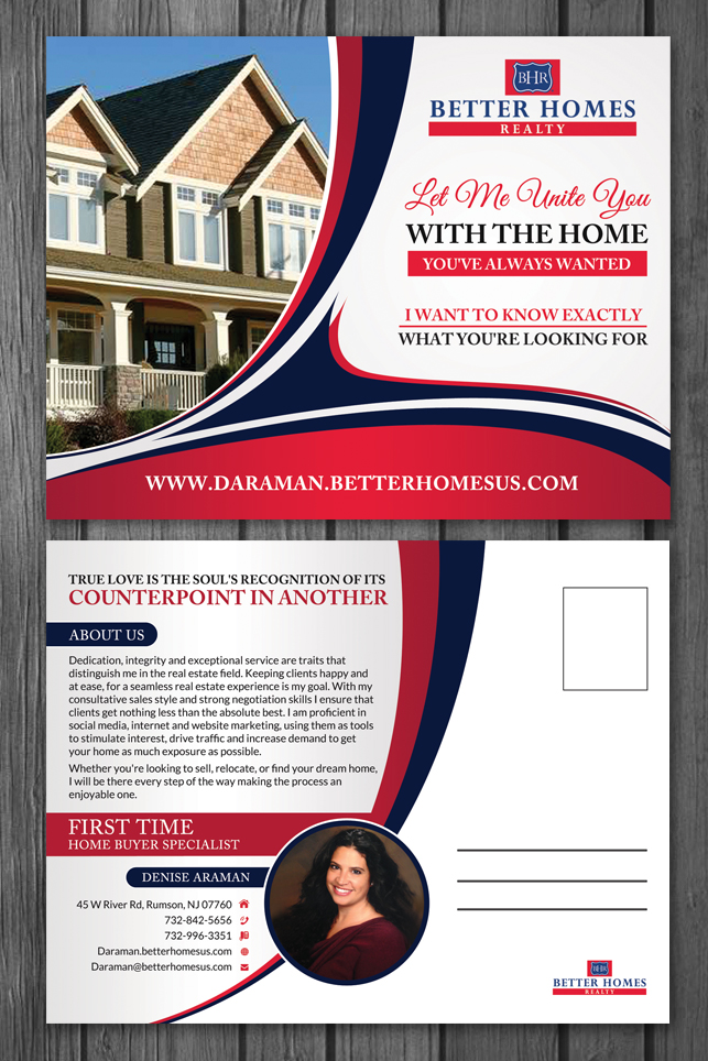 Postcard Design by debdesign for Better Homes Realty | Design #5720369