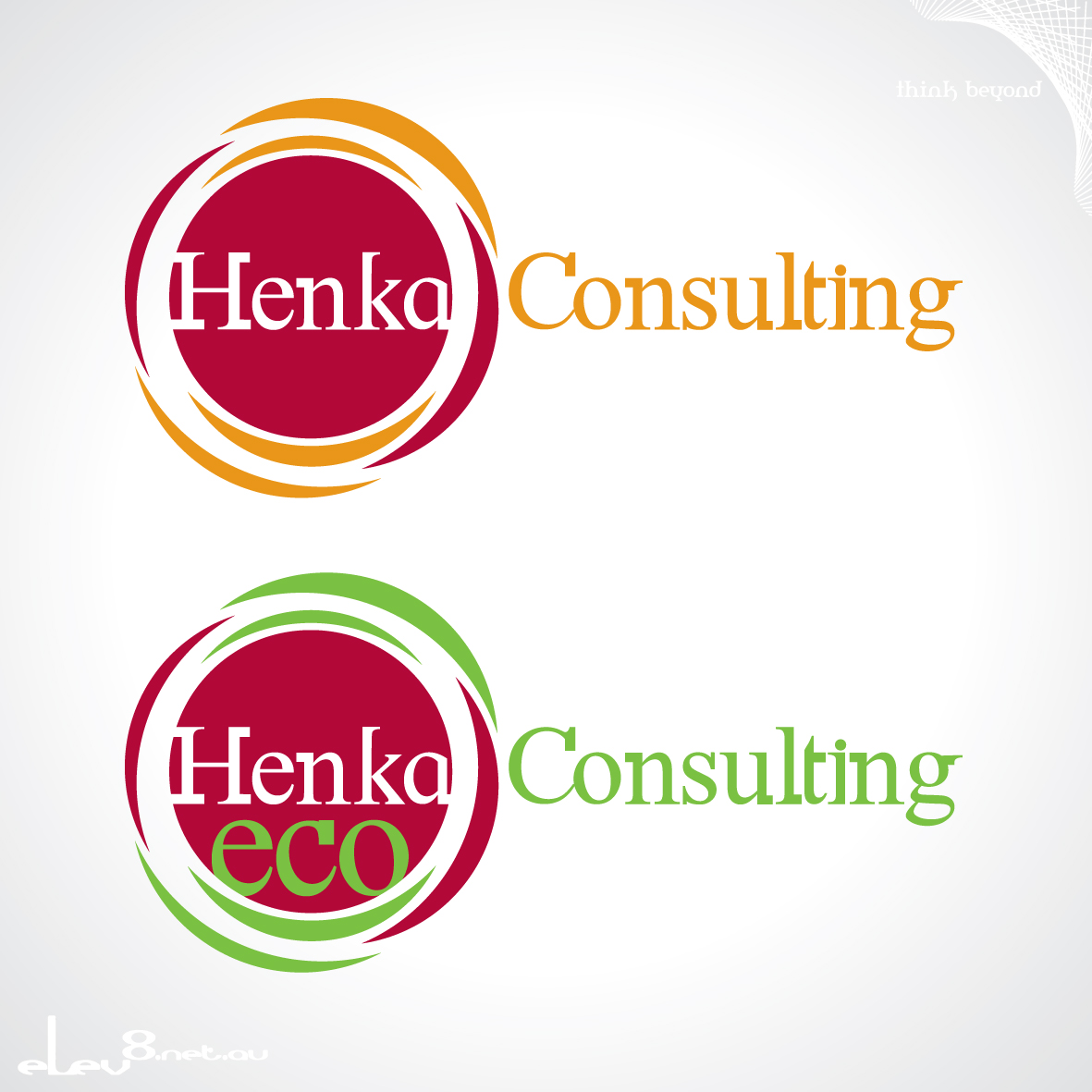 Logo Design by elev8.net.au for Henka Consulting | Design #8491