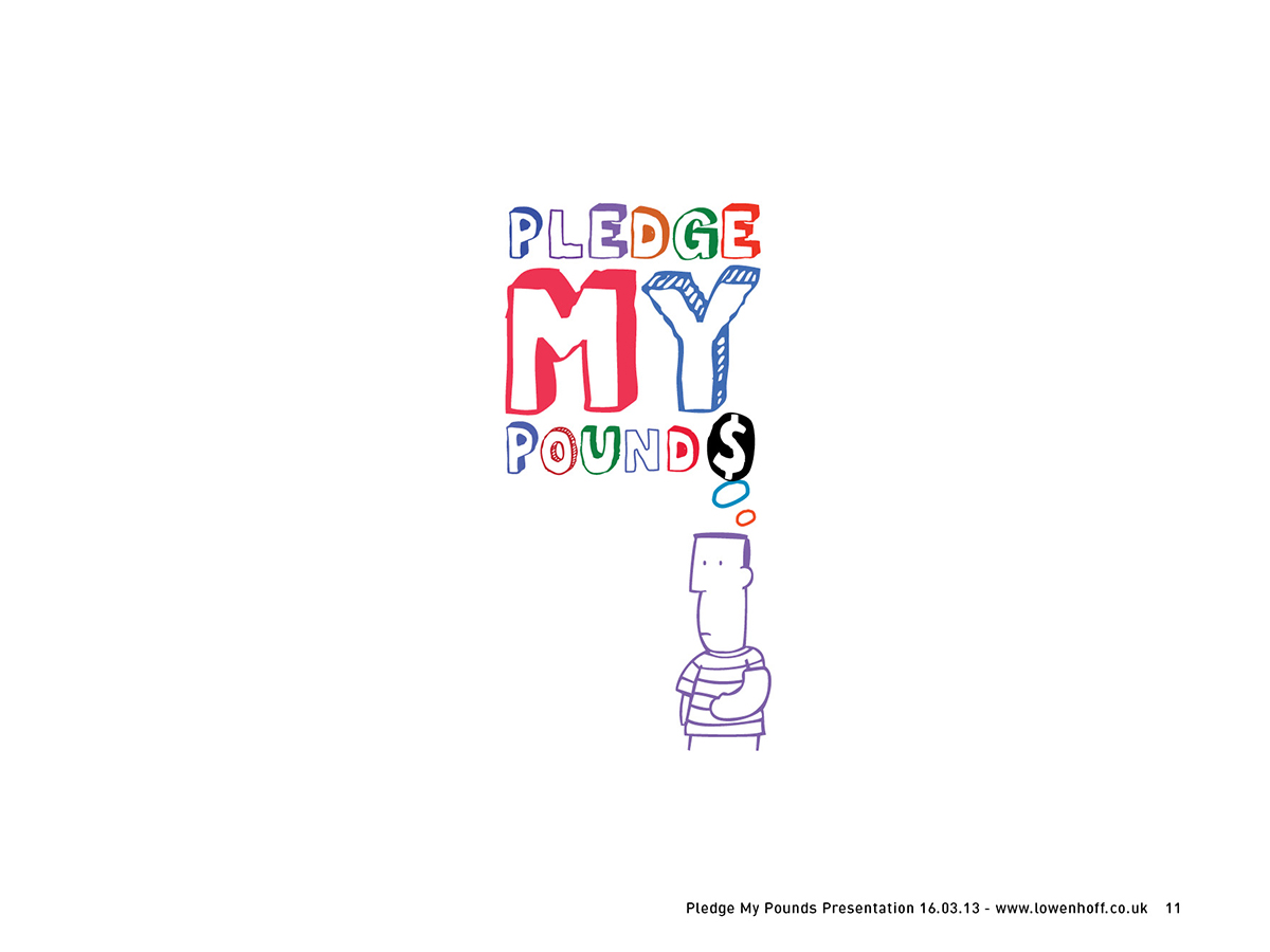 Logo Design by Lowenhoff for Pledge My Pounds | Design #1575952