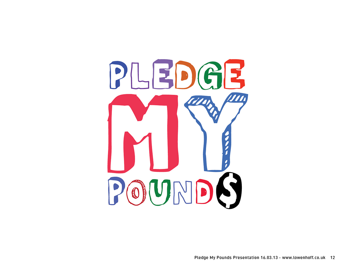 Logo Design by Lowenhoff for Pledge My Pounds | Design #1575953