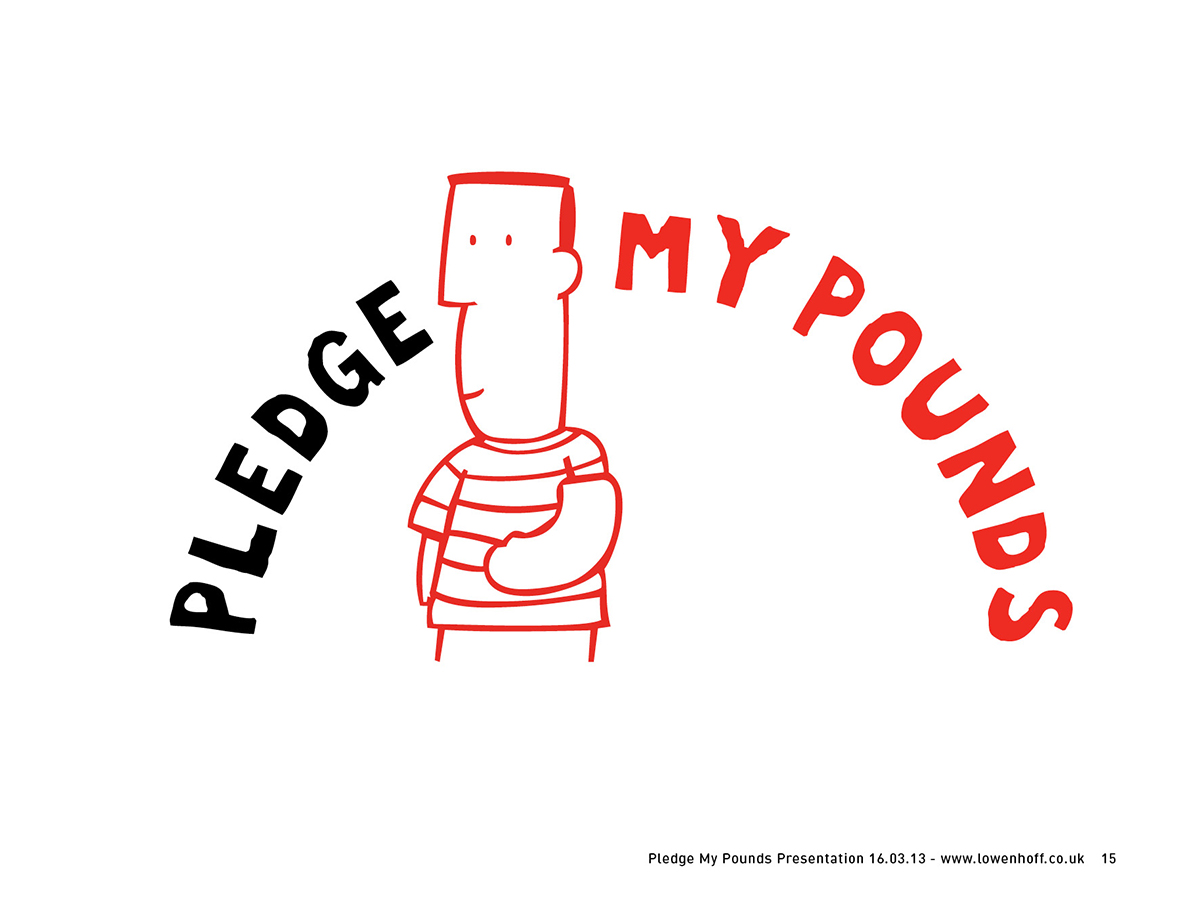 Logo Design by Lowenhoff for Pledge My Pounds | Design #1575962