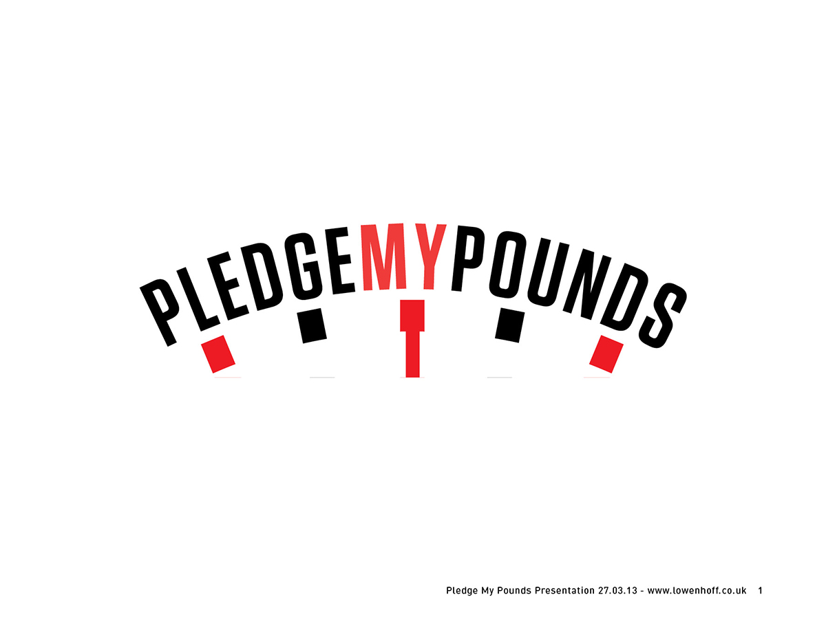 Logo Design by Lowenhoff for Pledge My Pounds | Design #1618512