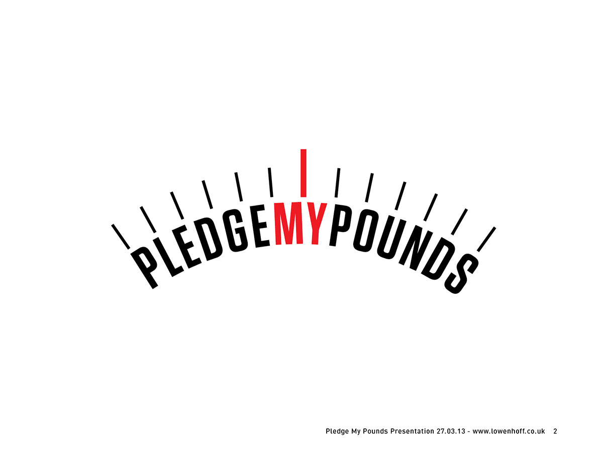 Logo Design by Lowenhoff for Pledge My Pounds | Design #1618515