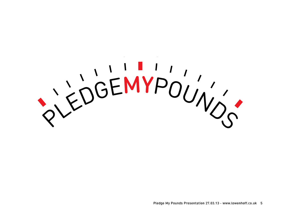 Logo Design by Lowenhoff for Pledge My Pounds | Design #1618519