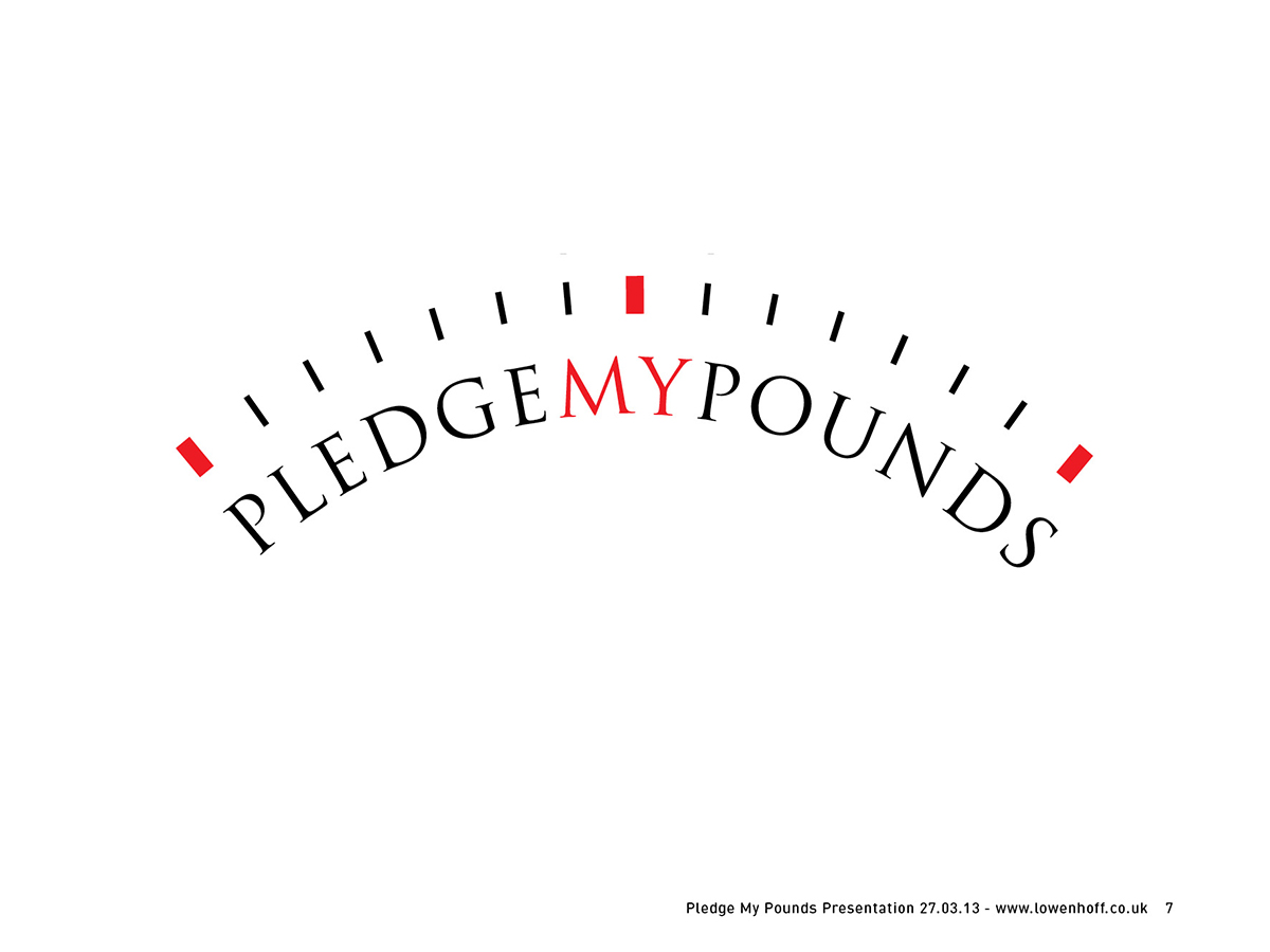 Logo Design by Lowenhoff for Pledge My Pounds | Design #1618523
