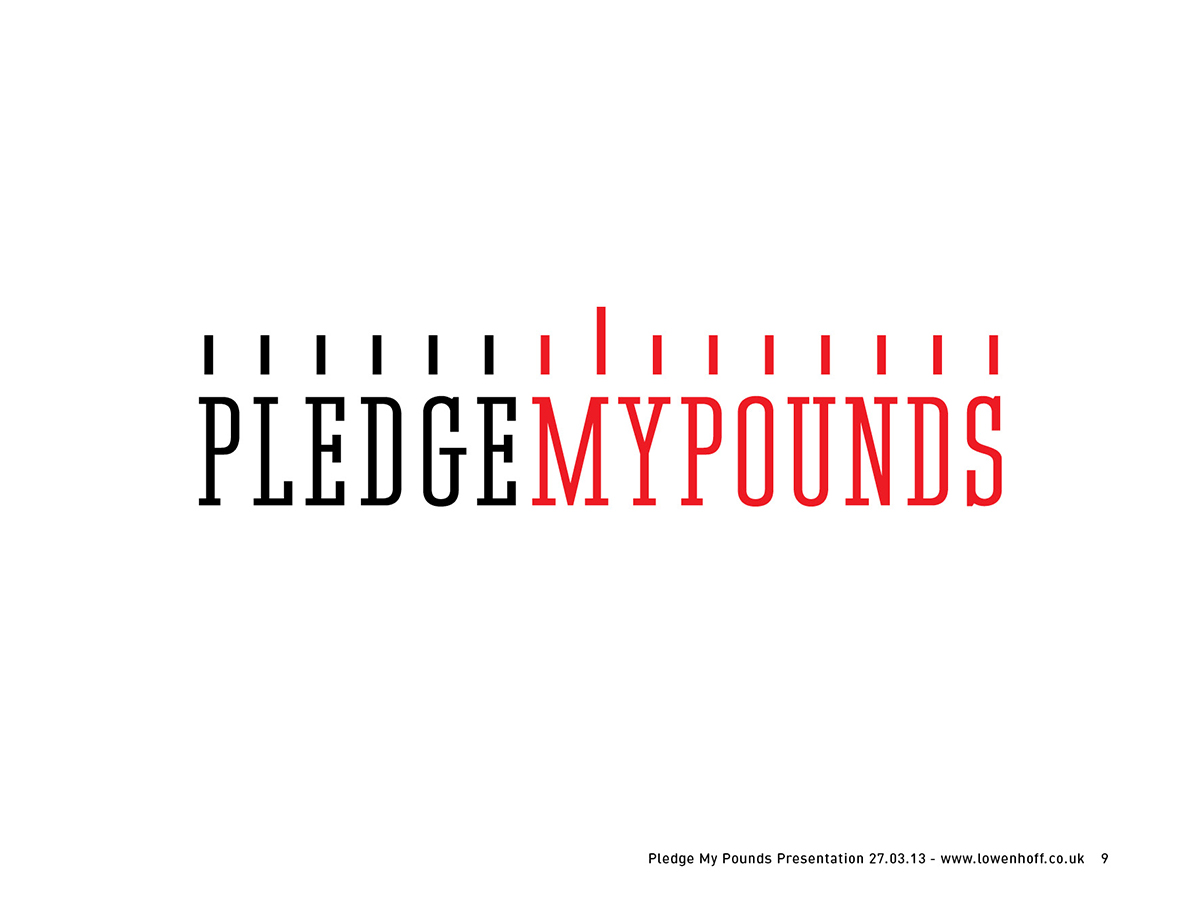 Logo Design by Lowenhoff for Pledge My Pounds | Design #1618525