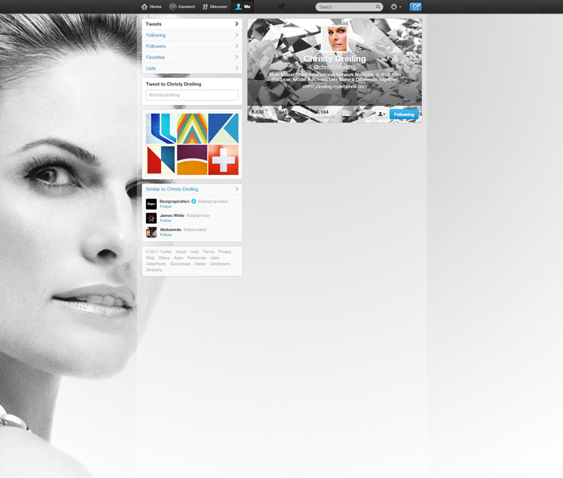 Diseño de Twitter por px para este proyecto | Diseño #1576547