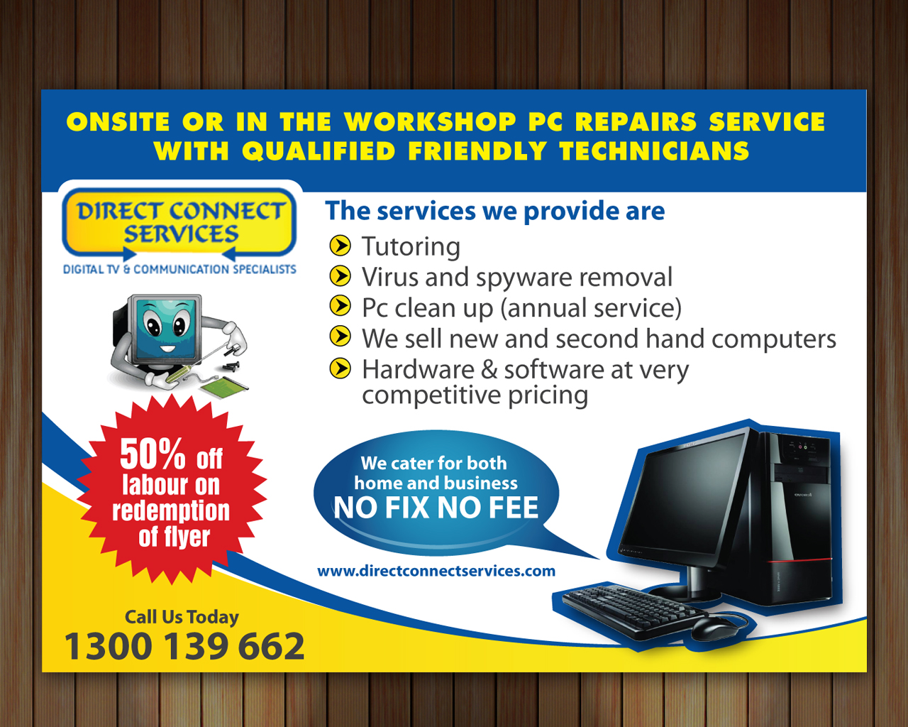 Flyer Design by Sbss for Direct Connect Services | Design #1566023