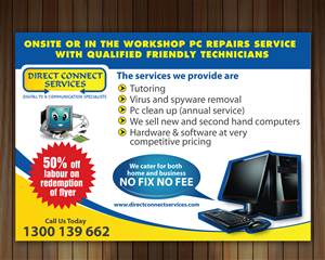 Flyer Design by Sbss for Direct Connect Services | Design: #1566023