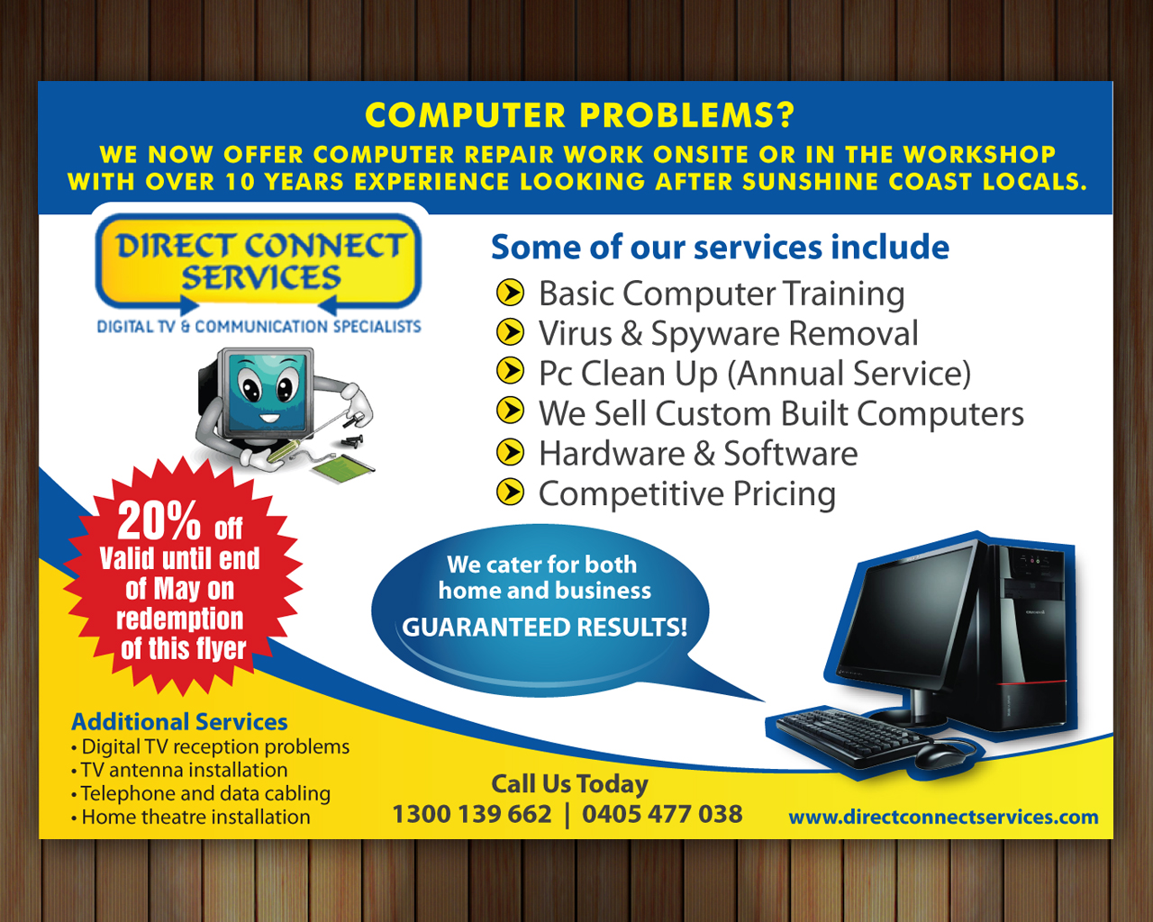 Flyer Design by Sbss for Direct Connect Services | Design #1566996