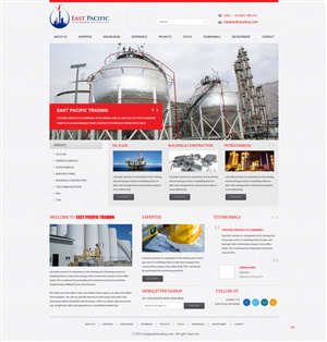 Web Design by saroshdurrani for East Pacific Trading Pty. Ltd. | Design: #5841905
