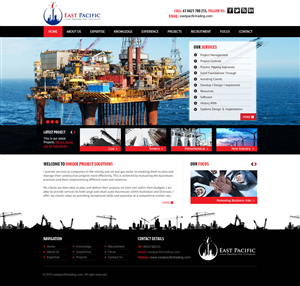 Web Design by saroshdurrani for East Pacific Trading Pty. Ltd. | Design: #5842155