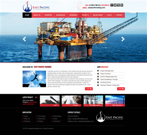 Web Design by saroshdurrani for East Pacific Trading Pty. Ltd. | Design: #5842180