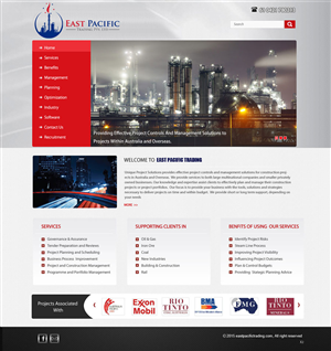 Web Design by saroshdurrani for East Pacific Trading Pty. Ltd. | Design: #5843414