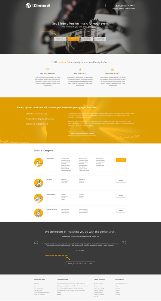 Diseño Web por Vikram M para este proyecto | Diseño #5920803