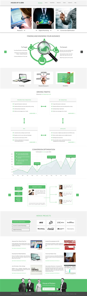 Digital agency needs new homepage design | Diseño Web por Advent Innovative