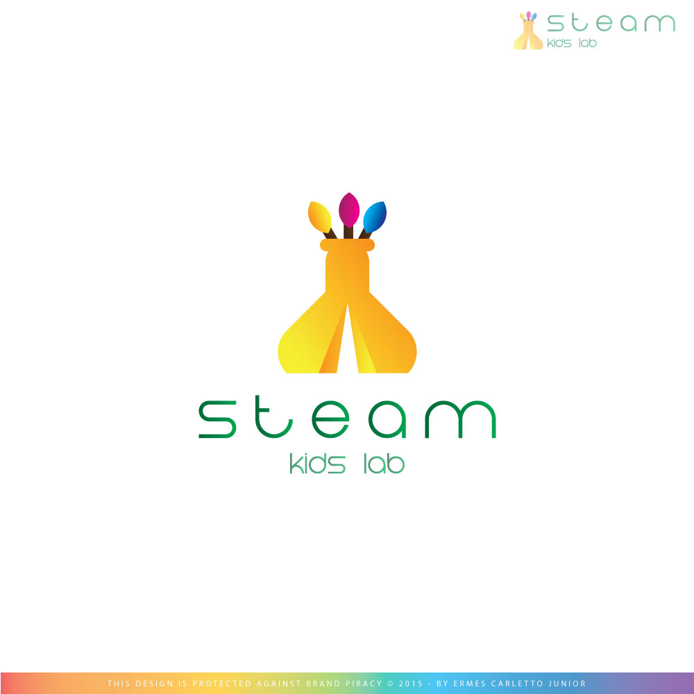 Logo Design by Carletto for STEAM Kids Lab | Design #5710568