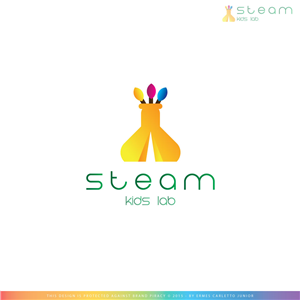 Logo Design by Carletto for STEAM Kids Lab | Design #5710568