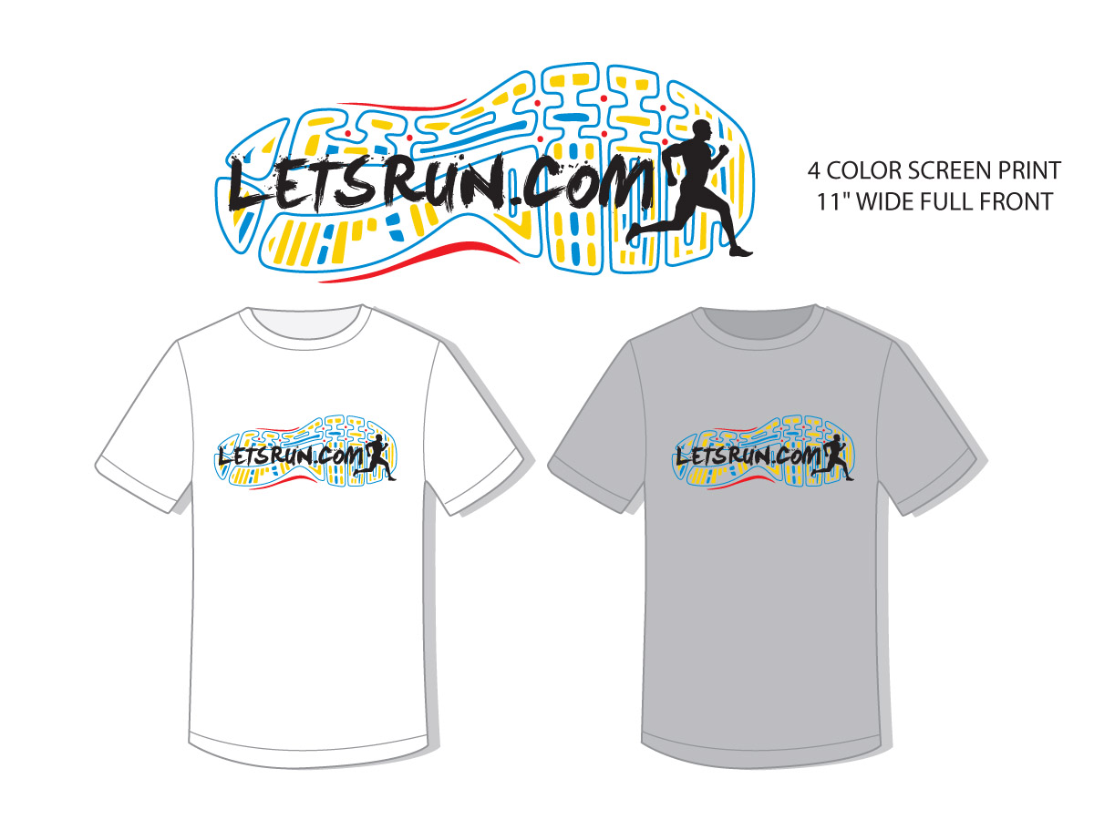 T-shirt Design by koqcreative for LetsRun.com | Design #5740145