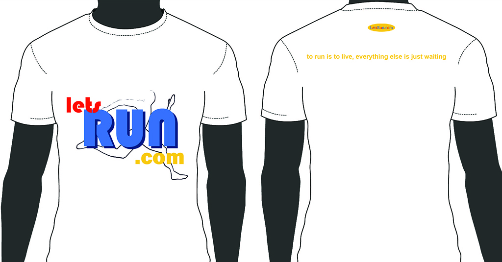 T-shirt Design by Msheahan for LetsRun.com | Design #5747712