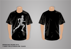 T-Shirt-Design von Renan A. Diaz für LetsRun.com | Design #5734639