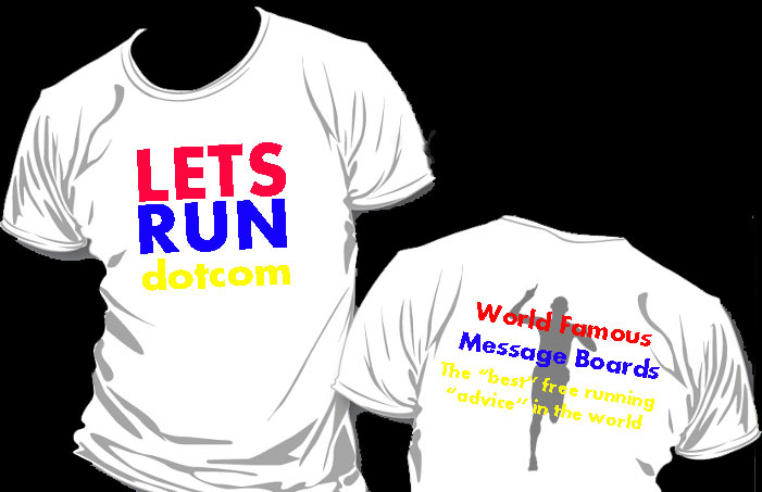 T-shirt Design by emellow for LetsRun.com | Design #5718136