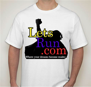 T-shirt Design by mlefer1 for LetsRun.com | Design: #5718826