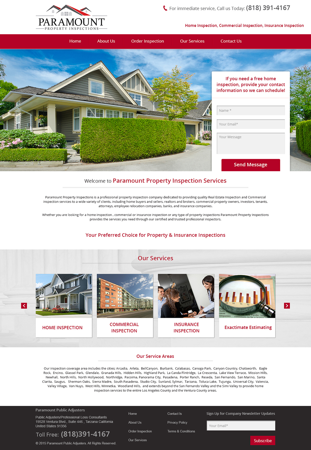 5 Serious Web Designs | Home Inspection Web Design Project for a ... 5 Serious Web Designs | Home Inspection Web Design Project for a ...