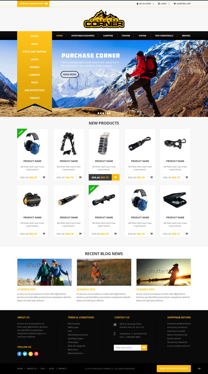 Web Design par pb pour Purchase Corner LLC | Design #5735537