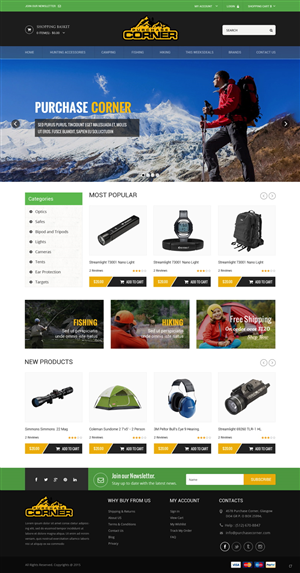 Web Design par pb pour Purchase Corner LLC | Design : #5735552