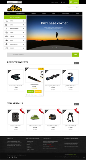 Web Design par pb pour Purchase Corner LLC | Design : #5735560