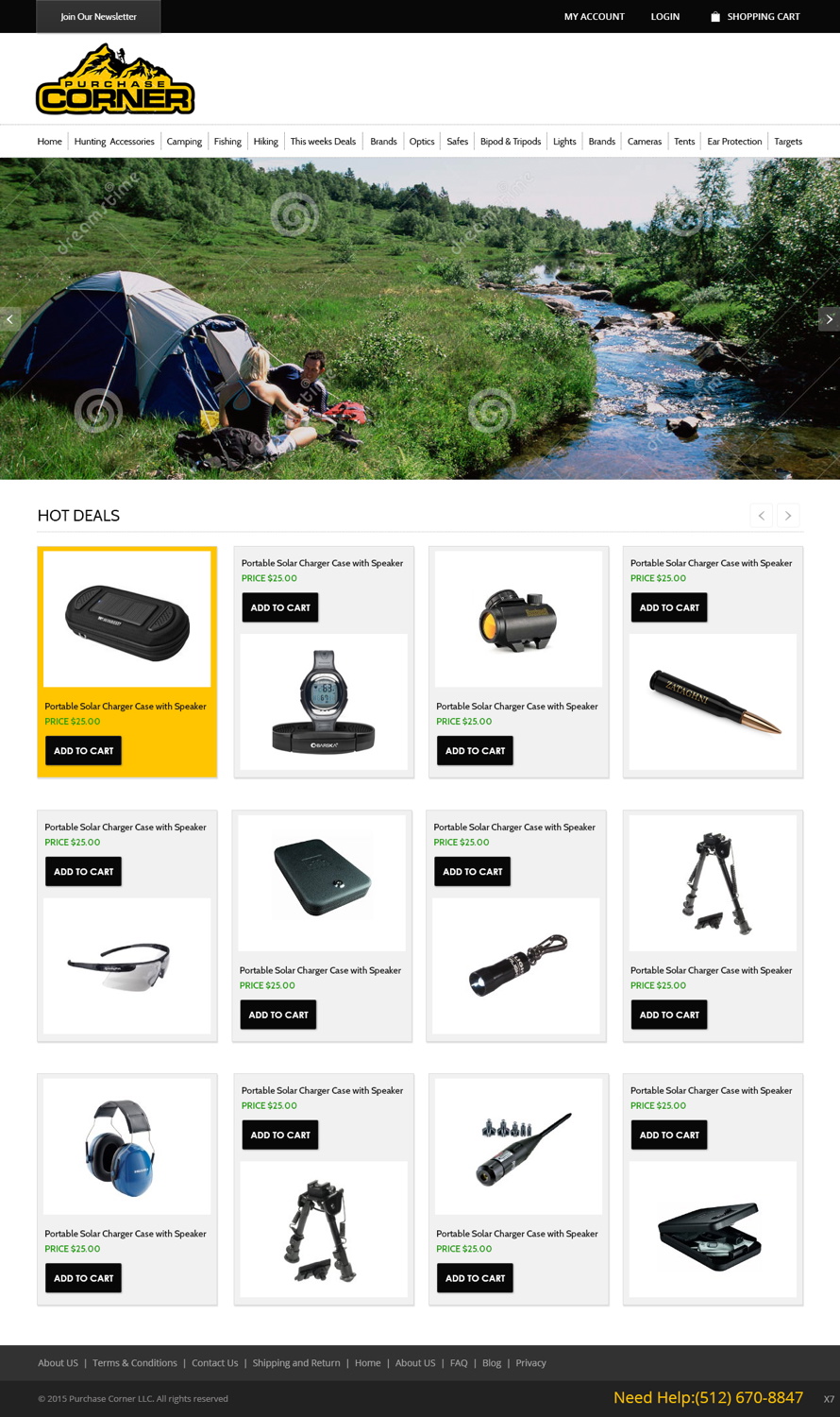 Web Design by pb for Purchase Corner LLC | Design #5735565