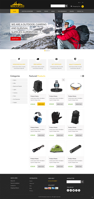 Web Design par pb pour Purchase Corner LLC | Design : #5735571