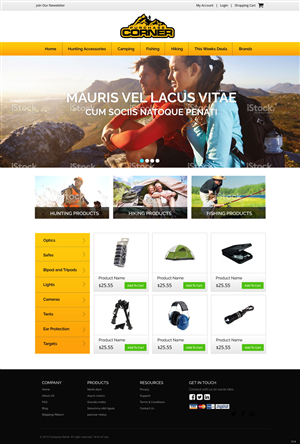 Web Design par pb pour Purchase Corner LLC | Design : #5735575