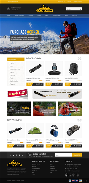 Web Design by pb for Purchase Corner LLC | Design #5754983