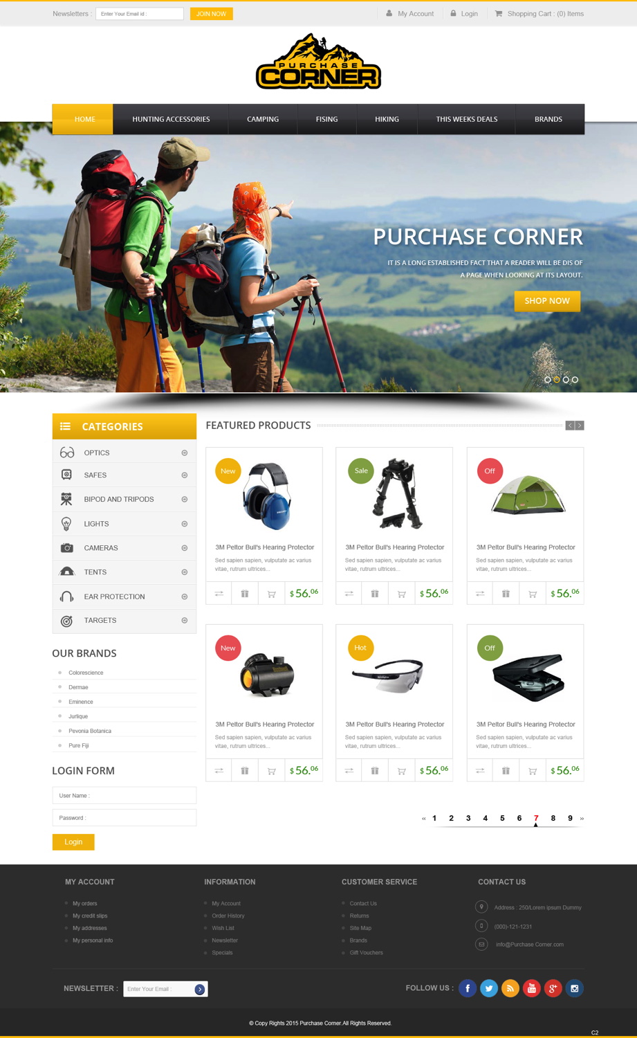Diseño Web por pb para Purchase Corner LLC | Diseño #5754984