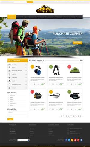 Web Design par pb pour Purchase Corner LLC | Design : #5754984