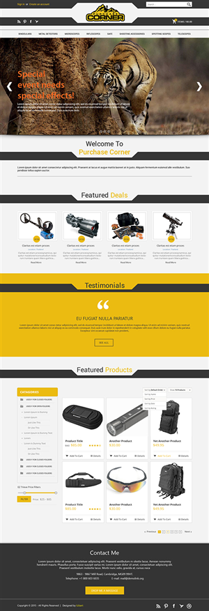 Diseño Web por iLibart para Purchase Corner LLC | Diseño: #5731116