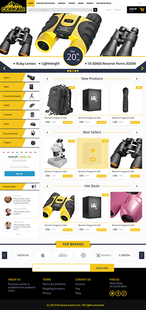 Web Design by N.vijayakumar for Purchase Corner LLC | Design #5777343