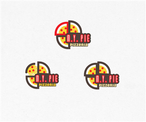 Logo Design by Frontino graphic studio for M.Y. Pie Pizzeria | Design: #1575883