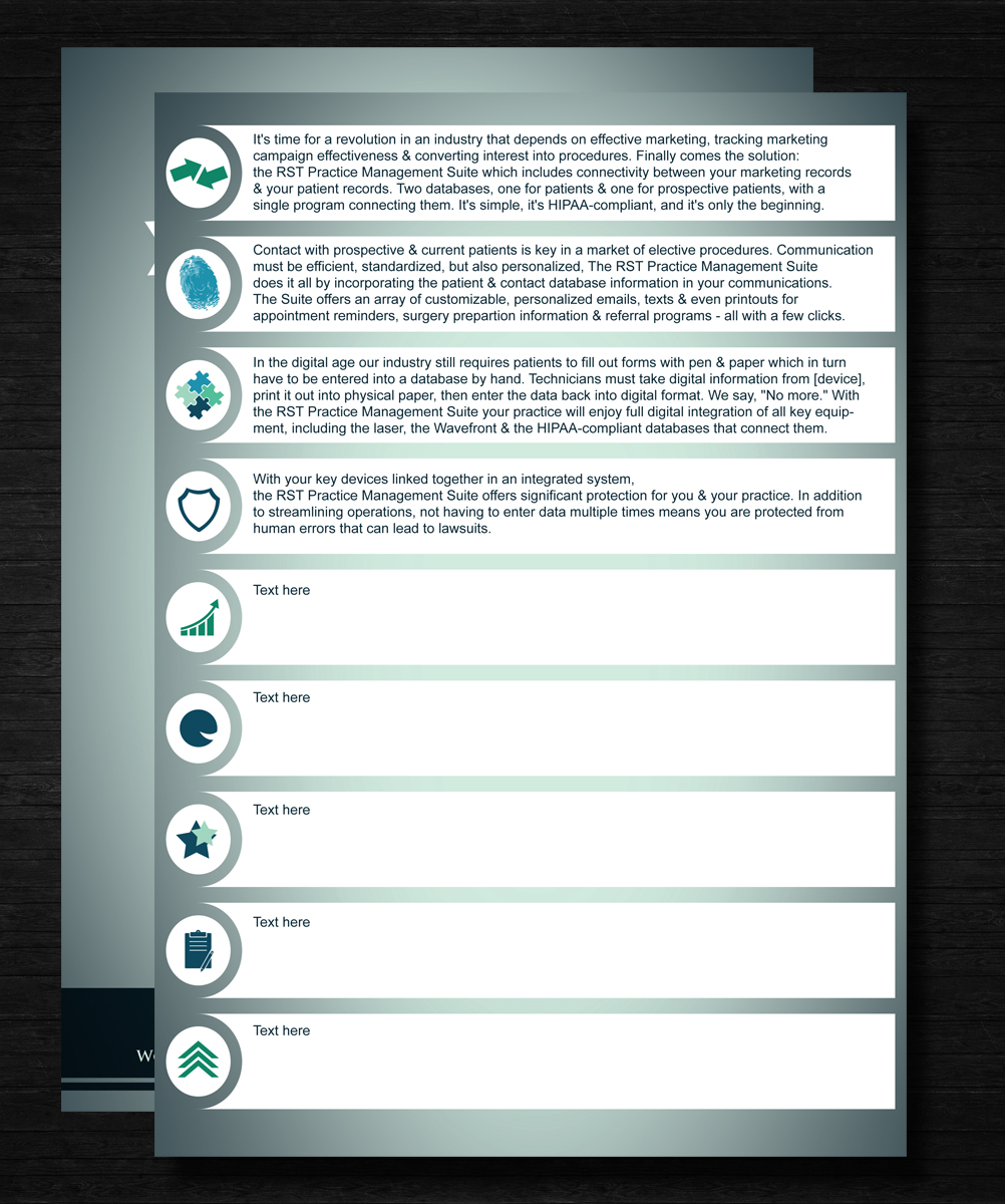 Flyer Design by uk for Will Vision and Laser Centers | Design #5769779