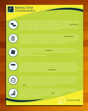 Medical Software Informational Flyer and Website Design | Diseño de Flyer por Sbss