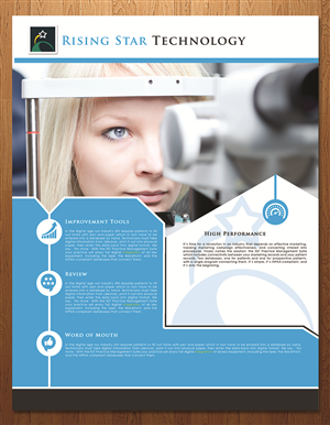 Medical Software Informational Flyer and Website Design | Flyer Design by MOATAZ AZAB