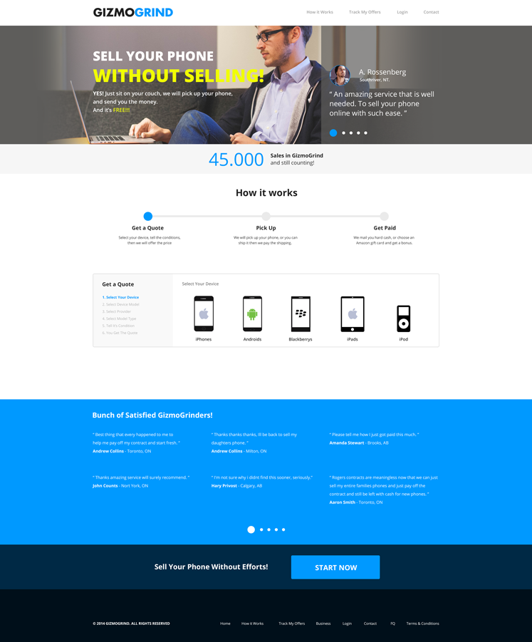 Landing Page Design by Ahmad Yunus for this project | Design #5772575