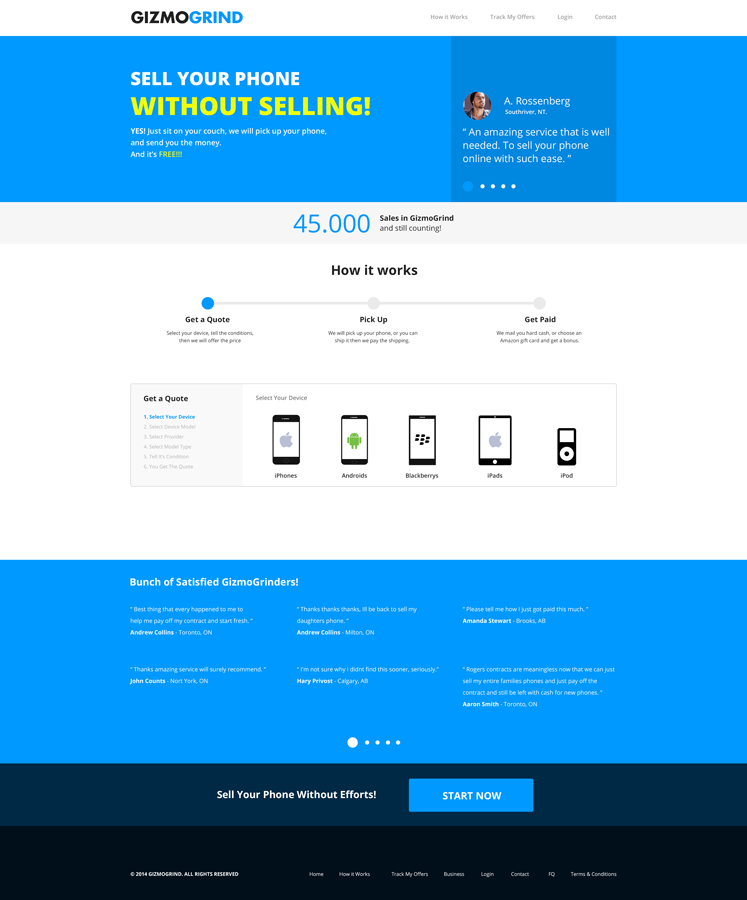 Diseño de Página de Aterrizaje por Ahmad Yunus para este proyecto | Diseño #5772579